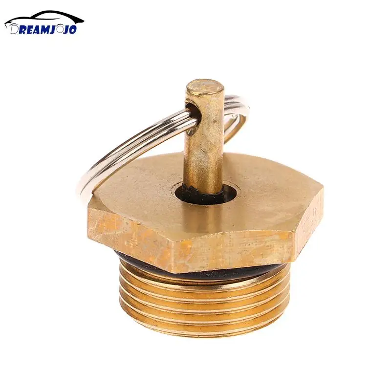 Truck Air Tank Drain Valve Anti-rust Antifouling Air Tank Drain Switch Type 151 Copper Plug Screw Auto Parts