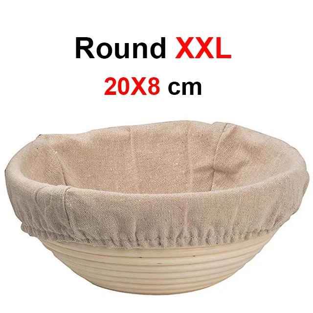 Handgemaakte Rotan Brood Proofing Mand Natuurlijke Gisting Zuurdesem Banneton Broodmand Deeg Rotan Rieten Bakkom