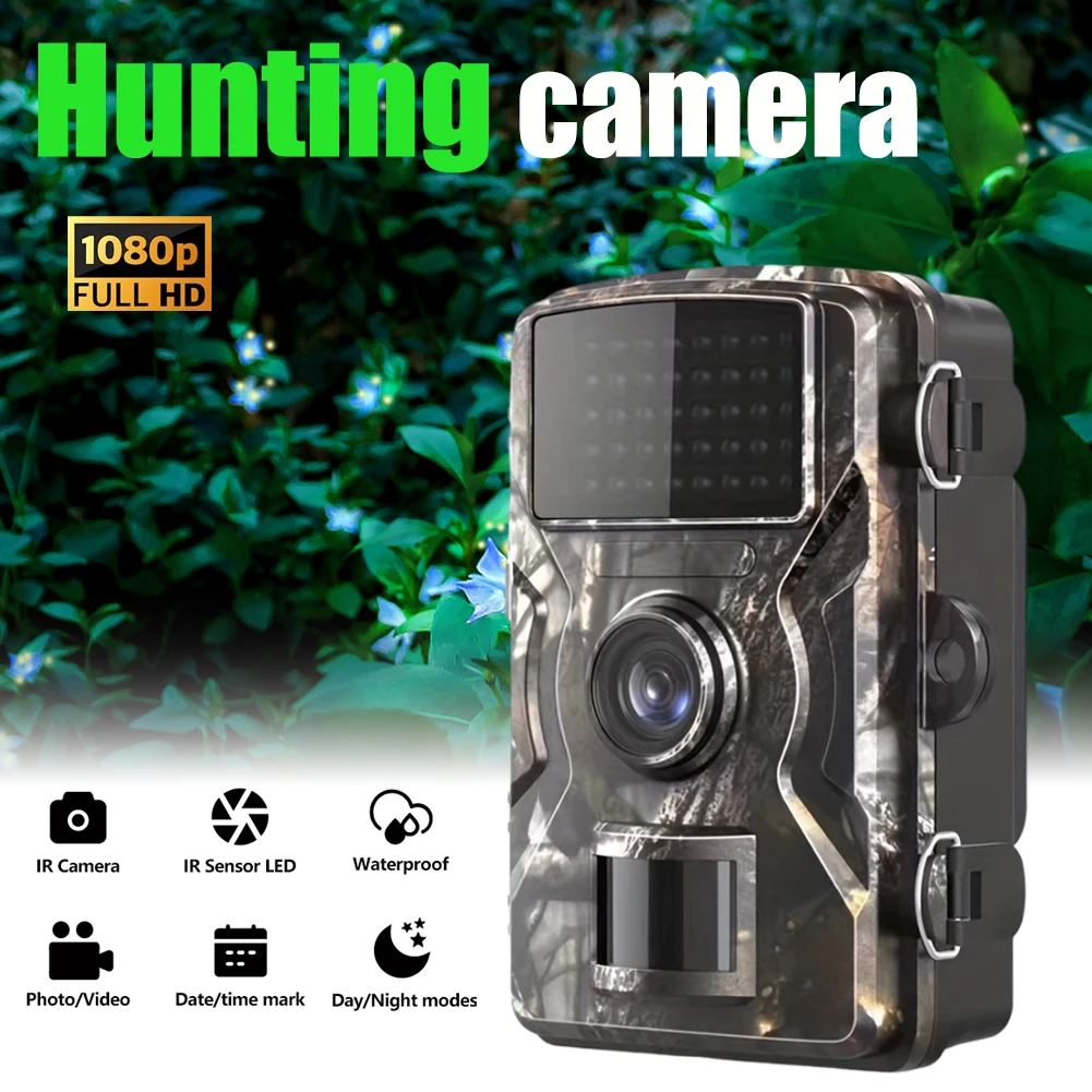 Kamera Perburuan 1080P Tahan Air dengan Penglihatan Malam Inframerah dan Pemicu Gerak untuk Pemantauan Satwa Liar dan Pengawasan Luar Ruangan