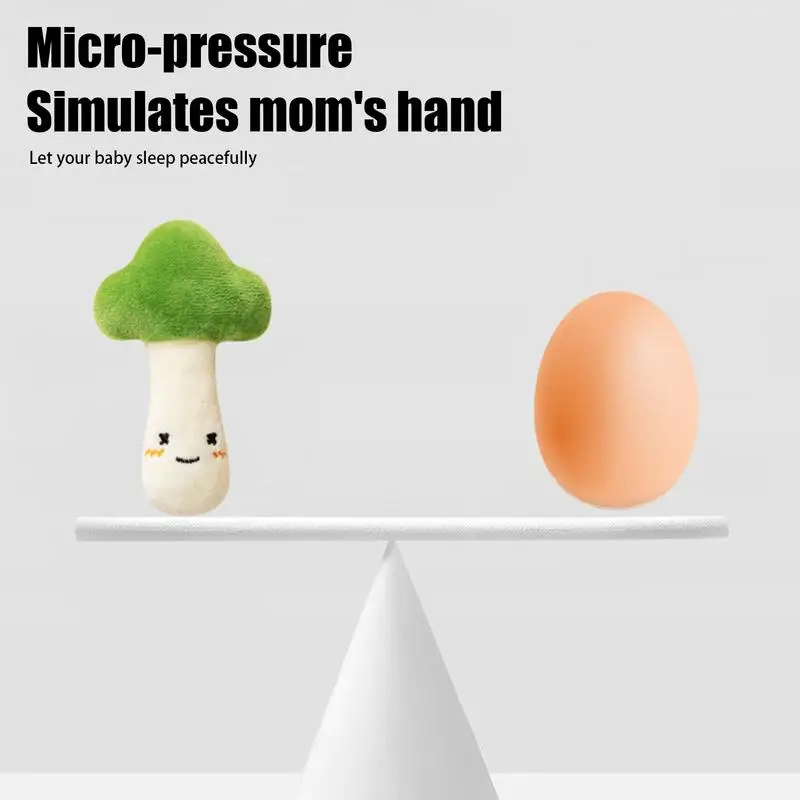 Calming Dolls Vegetables Soft Hand-Held Doll Baby Soothers for Sleep Soft Food Stuffed Toys Accessories for Children Girl