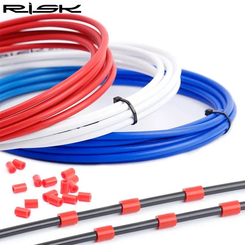 

Risk 3 Meters Universal Bicycle Brake Cable Housing Shift Wire Pipe for 4mm/5mm MTB Road Bike Derailleur Brake Line Shifter Tube