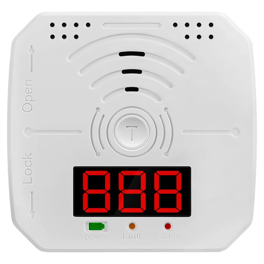 

Digital Carbon Monoxide Alarm Detector Battery Powered CO Gas Monitor Alarm Sound Light Warning Home Security Safety