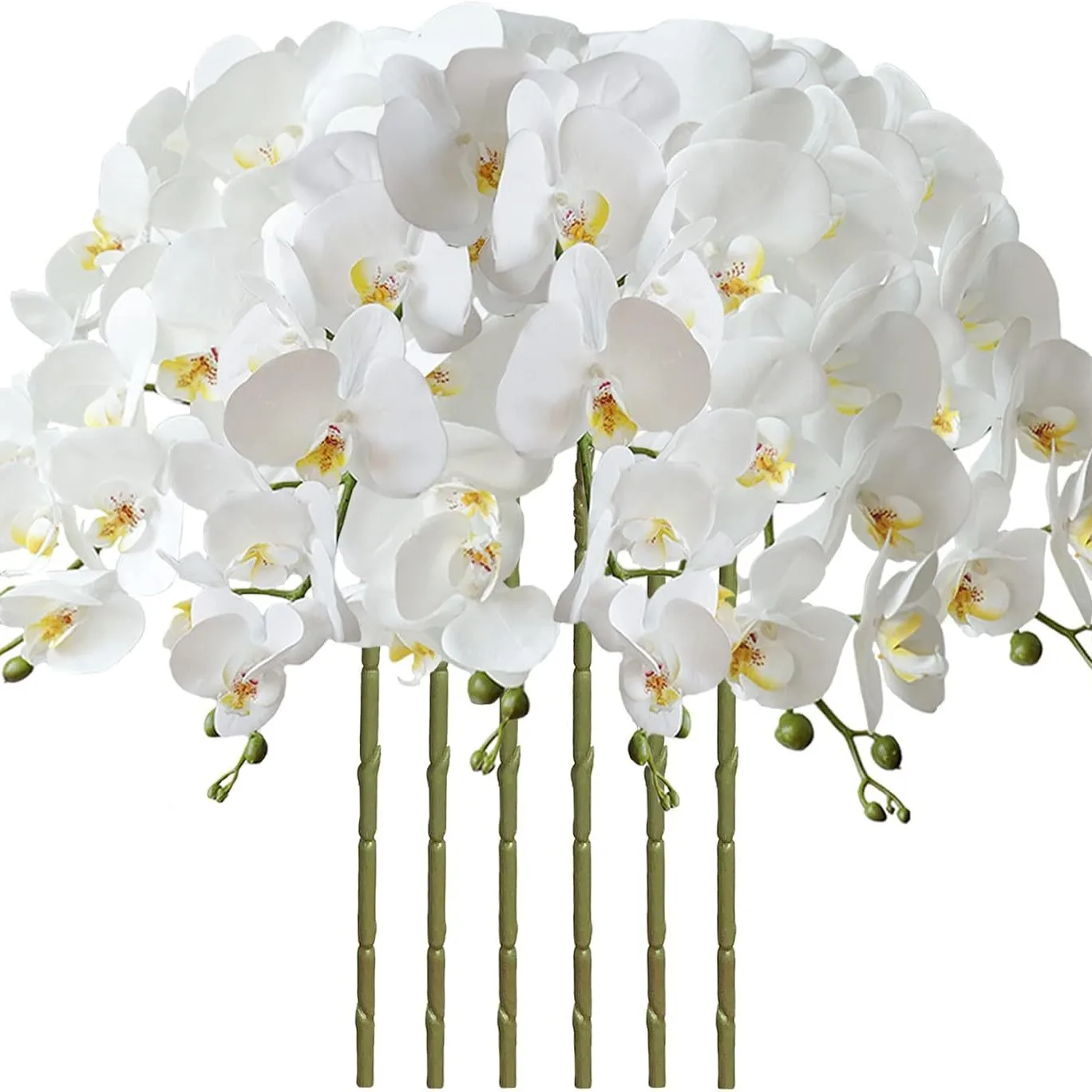 

Phalaenopsis Simulated Flower 9 Heads Silk Home Decoration Stage Landscaping Wedding Foreign Tradel