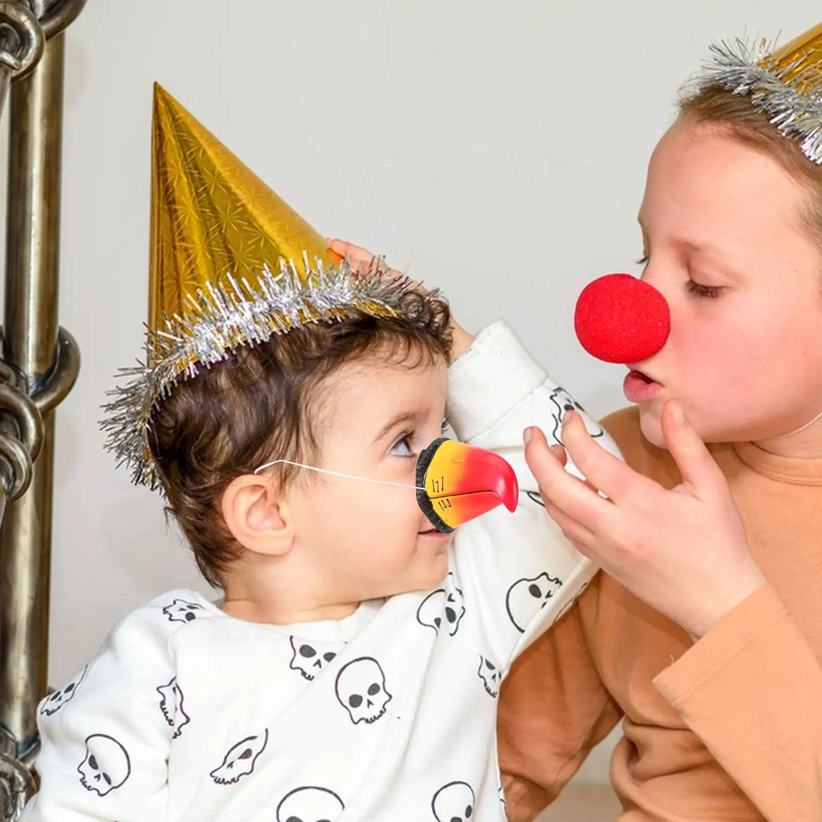 

2Pcs Animal Nose Prop Duck Parrot Beak Cosplay Party Performance Supplies Simulation Animal Costume Accessory Performance Prop