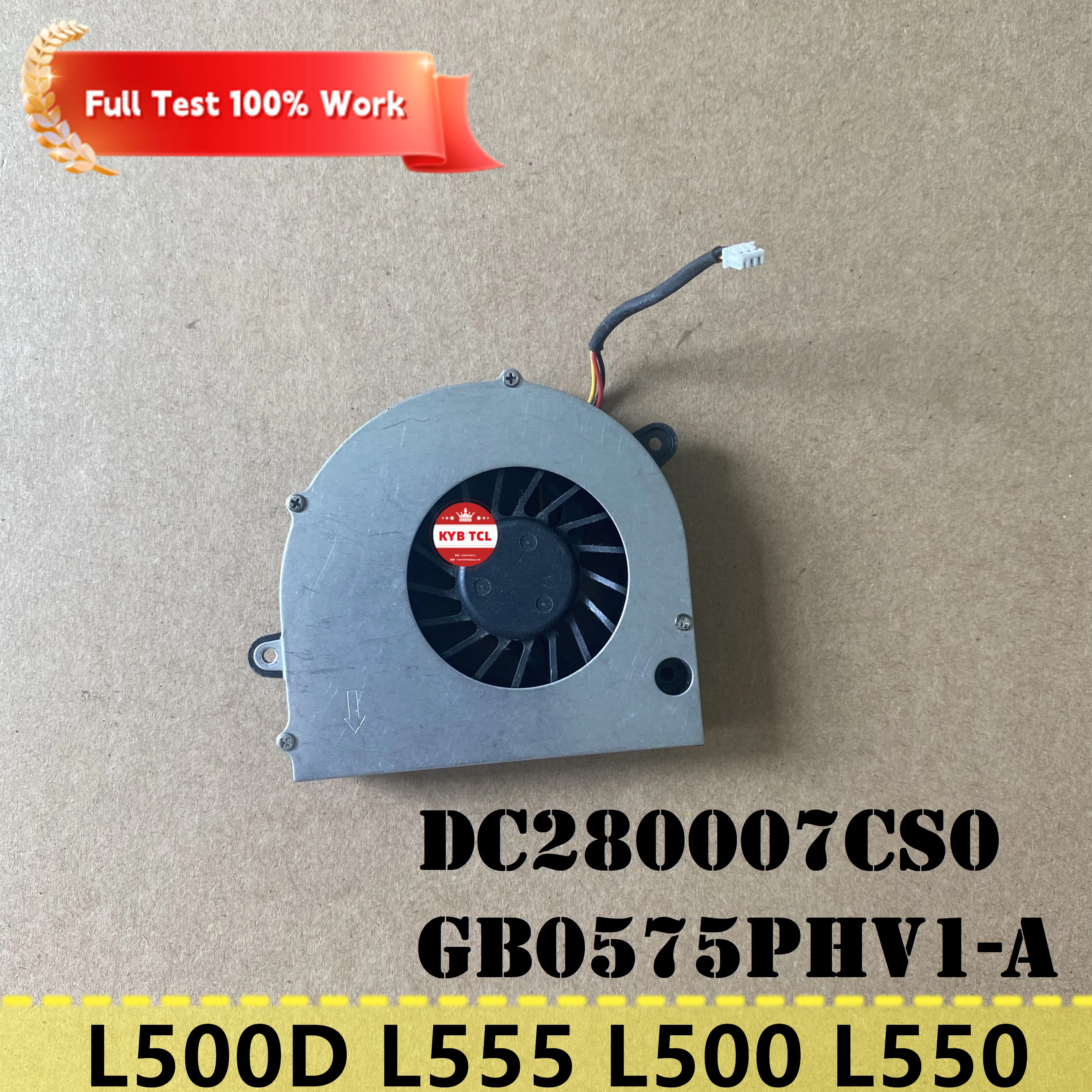 Вентилятор охлаждения процессора ноутбука DC 280007 CS0 GB0575PHV1-A для Toshiba Satellite L500D-183 L555 L500 L550 L550D L550-20w L505