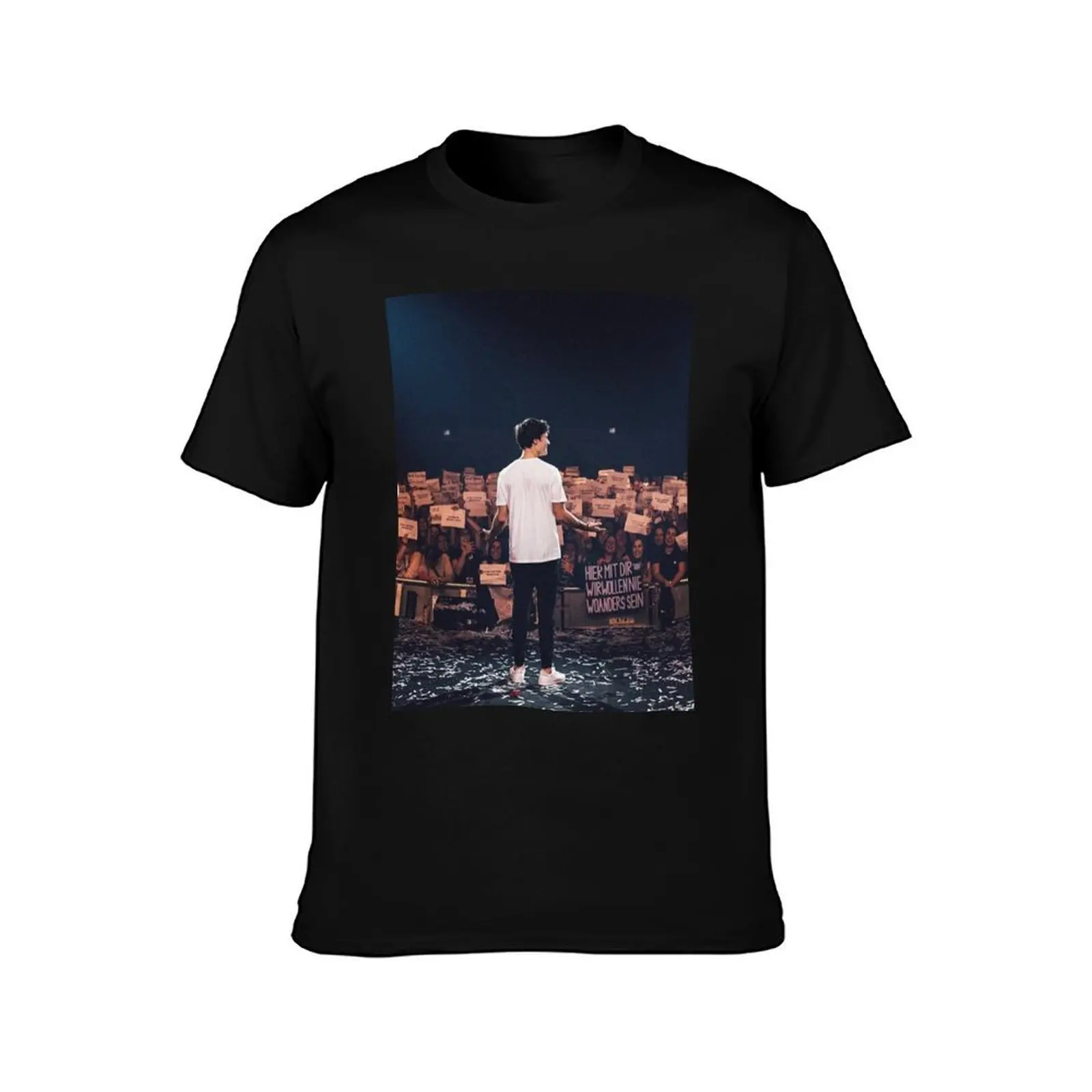 wincent weiss concert T-Shirt, Summer Casual Cotton Tee, Oversized Streetwear Tops, Vintage Graphic Print, Unisex Men Women