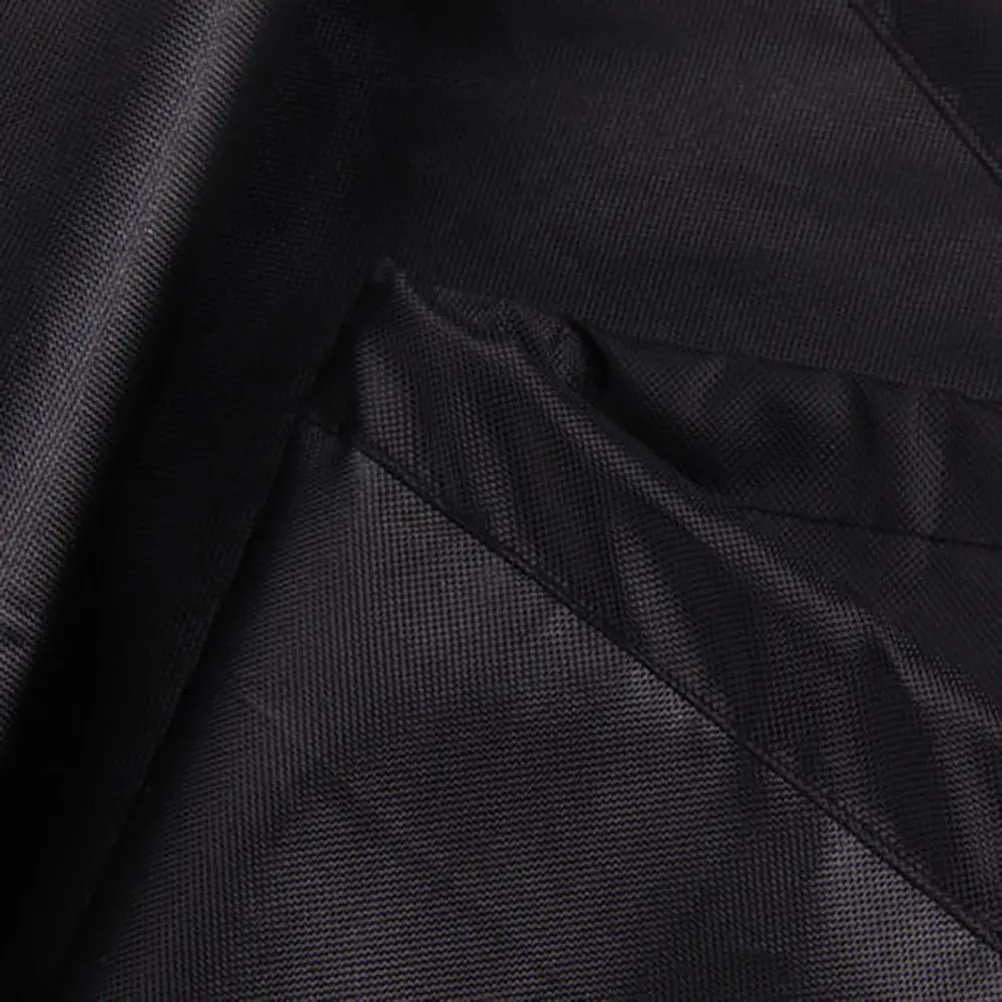 Waterproof Market Parasol Cover Heavy Duty Oxford Fabric with Adjustable Drawstring Side Zipper for All Weather Protection Frost