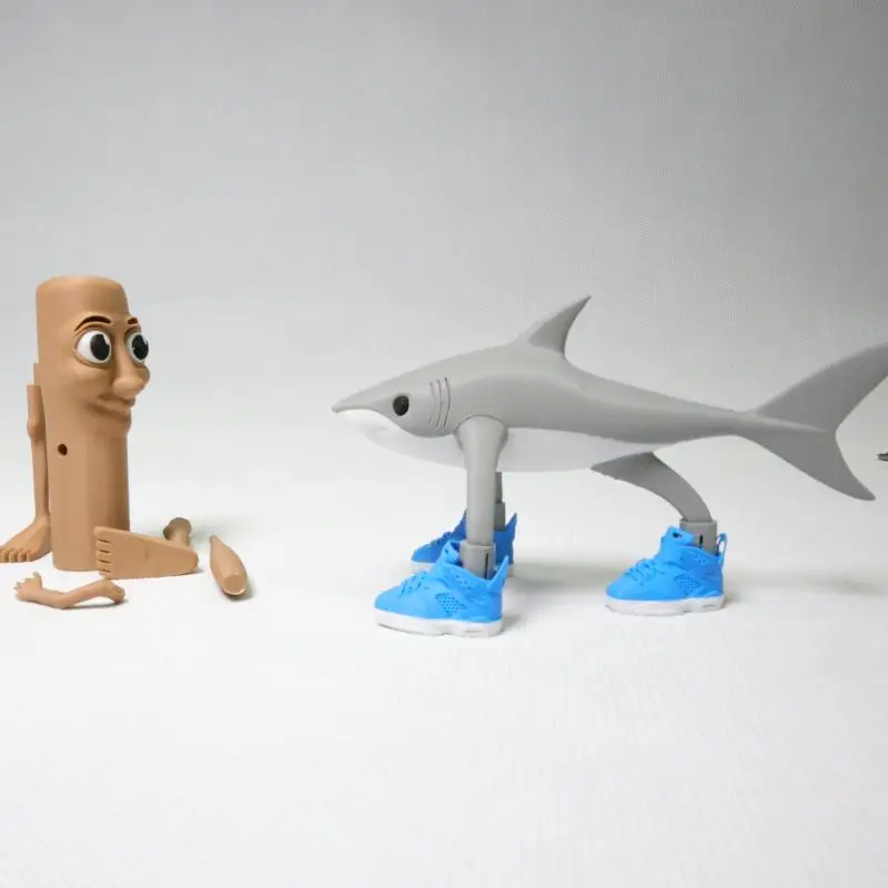15Cm Pvc Tungtungsahurtralalo Tralalo requin Tung bras est mobile Anime figurine à collectionner modèle Garage Kit jouets cadeau