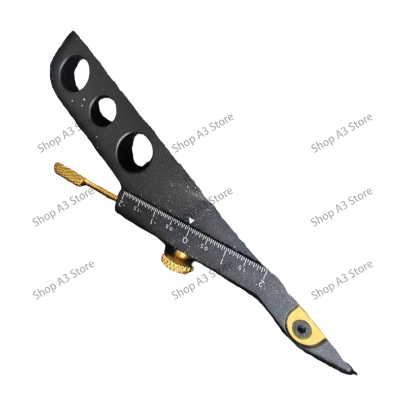 Slotted String Height Action Marker, Professional Guitar Nut Adjustment Ruler for Guitar Setup and Maintenance
