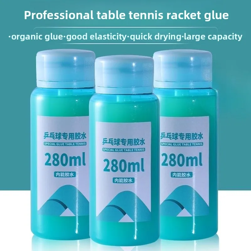 HUIESON Table Tennis Organic Glue (280ml) Tack-Enhancing, Quick-Drying & Long-Lasting
