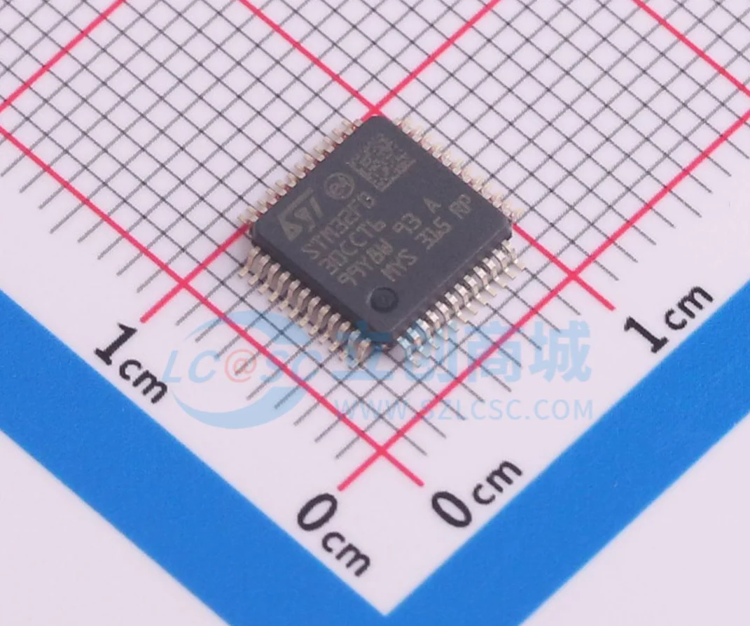 8PCS  STM32F030CCT6 Package: LQFP-48 (7x7) 100% original genuine product