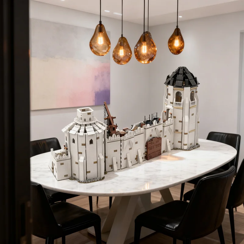 

4278 деталей MOC Южные Ворота Раммас-Эхор из «Властелин колец», конструктор, креативный подарок, декор для демонстрации, сборная модель