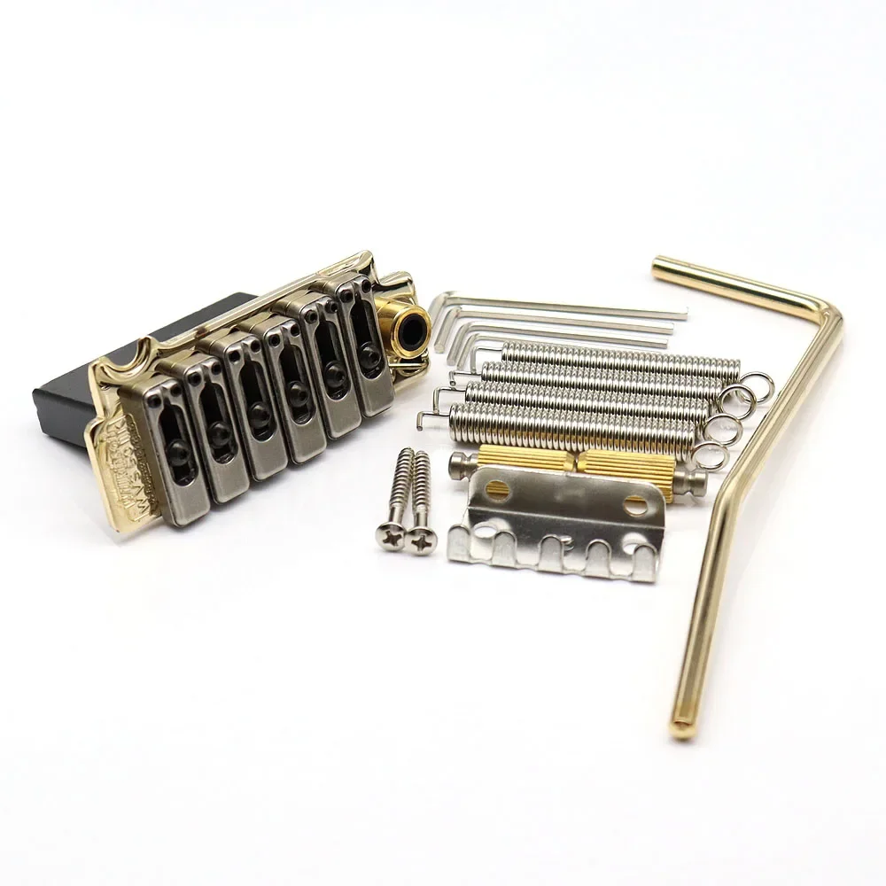 

1set Guitar Bridge Wilkinson Bridge WVS50IIK Tremolo Bridge with Stainless Steel Saddles for ST Electric Guitar