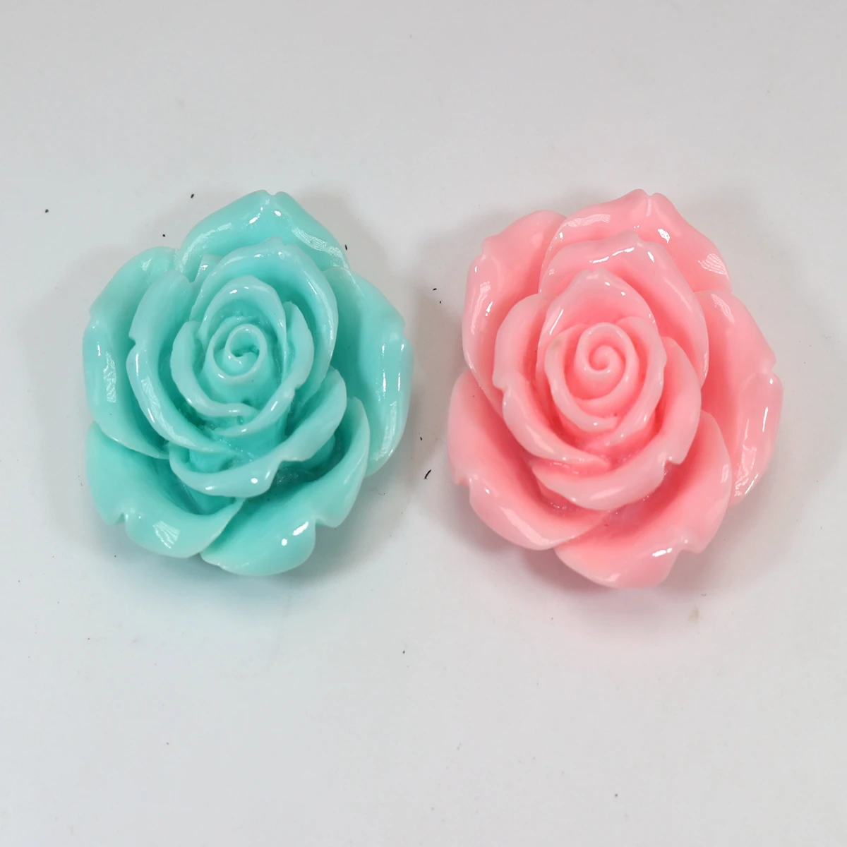 10 Mixed Color Flatback Resin Large Flower Cabochon 42mm DIY Embellishments