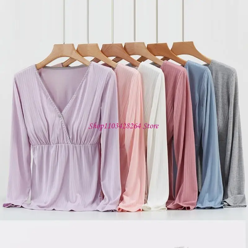 軽量授乳ナイトウェア 授乳が簡単 伸縮性のある妊娠スリープドレス 春の妊娠ドレス 母親用