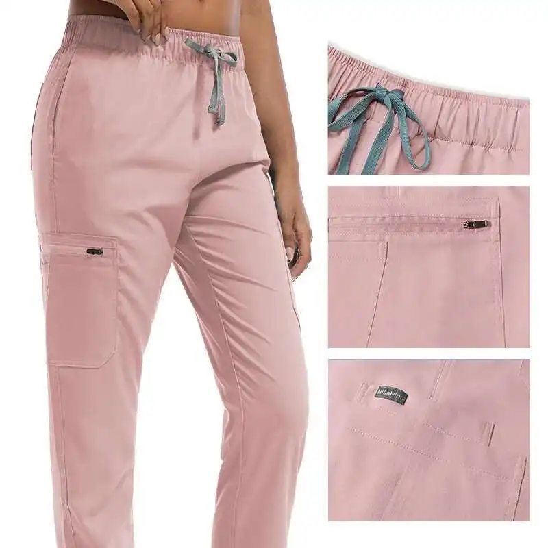 Rits met rechte pijpen, groot formaat, hoge taille, casual en comfortabele werkbroek, lange broek