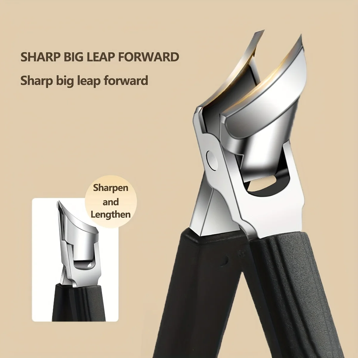 大開口爪切りセット飛沫防止厚い足の爪トリミング特別な斜め口爪切りはさみ