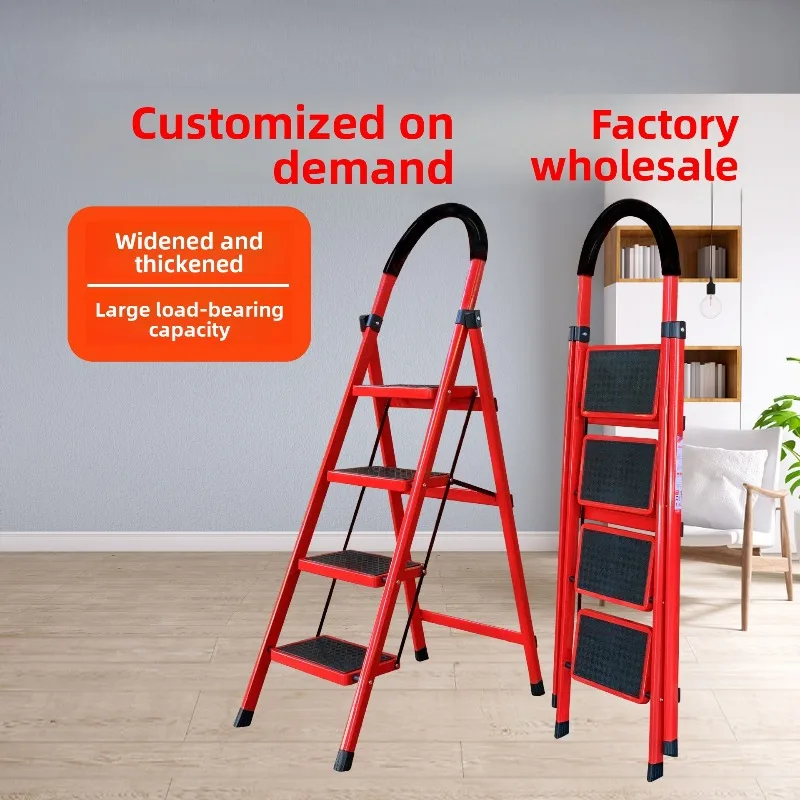 Extendable Folding Ladder A Frame Multifunction Portable Home Workshop Custom Wholesale Portable Indoor Ladder Climbing