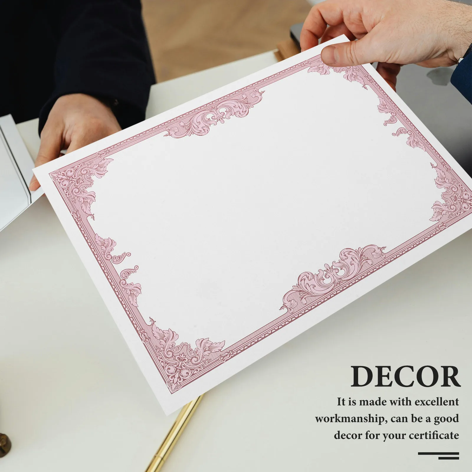 30Pcs Writable Certificate Paper Blank Diploma Papers for Printing School Awards Graduation Academic and Employee Certificates