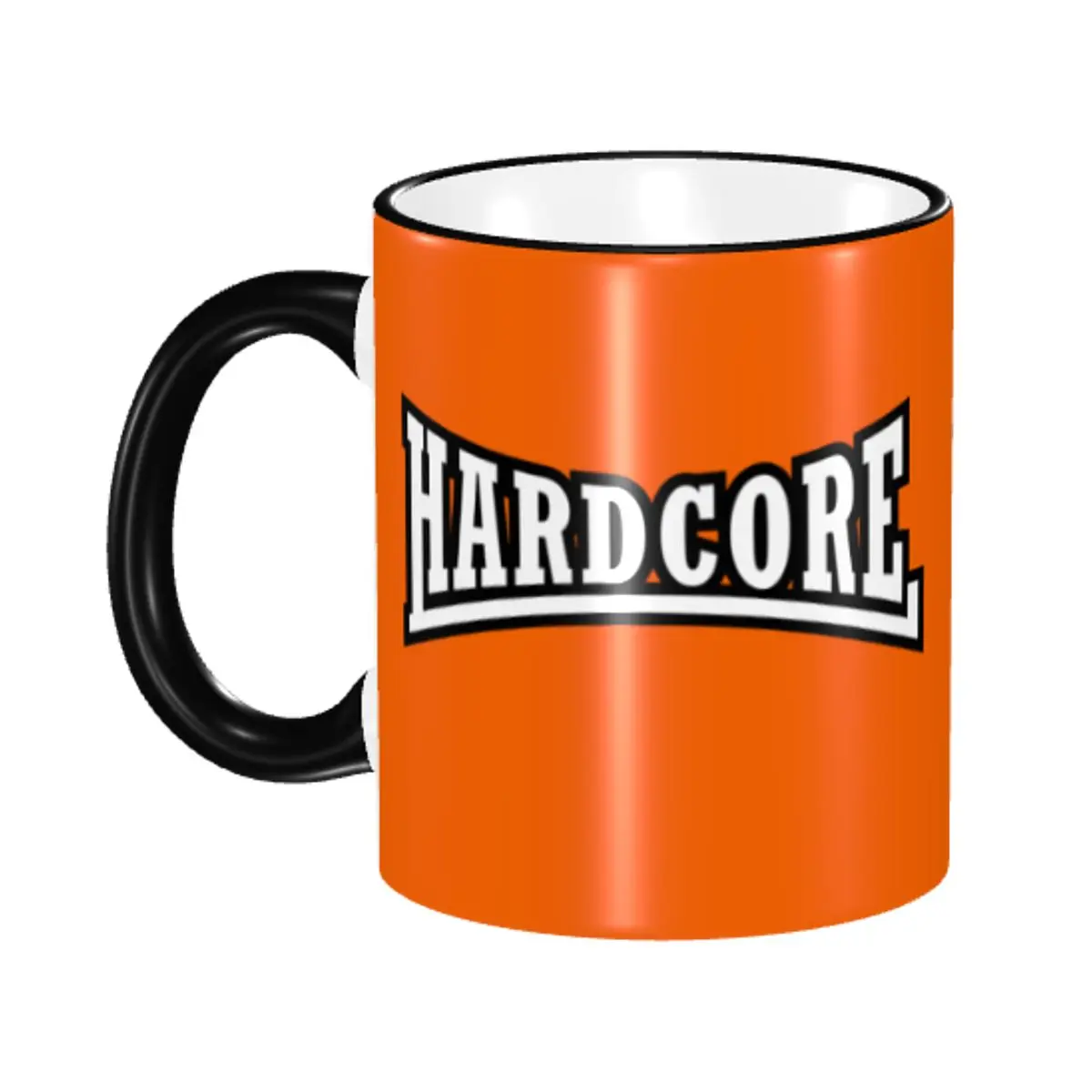 

Custom H-Hardcores Punk Logo Coffee Mugs DIY Metal Music Pattern Ceramic Milk Tea Mug Cup