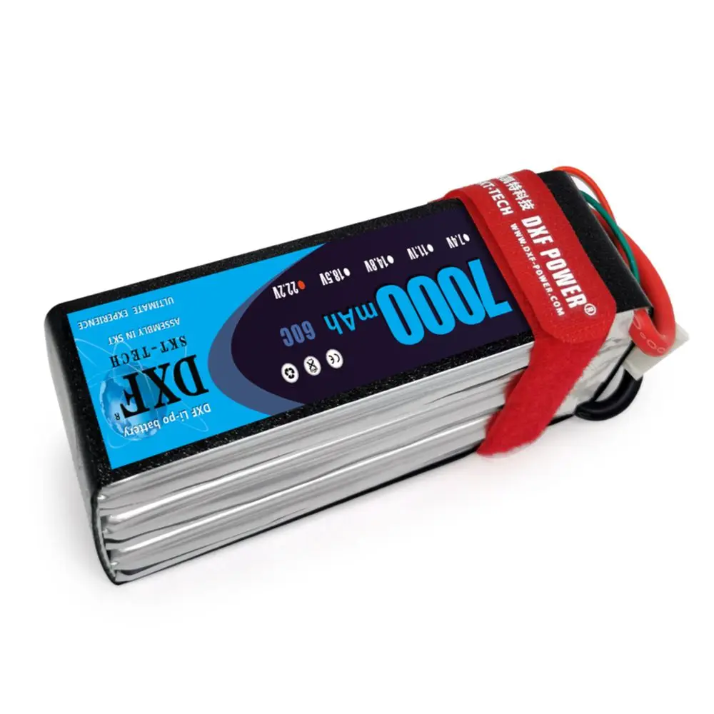 DXF 6S 22.2V Lipo Battery 14.8V 15.2V 11.1V 7.4V 4S 3S 2S 6500mAh 7000mAh 8000mAh 8400mAh 6750mAh 5200mAh for RC Car Buggy