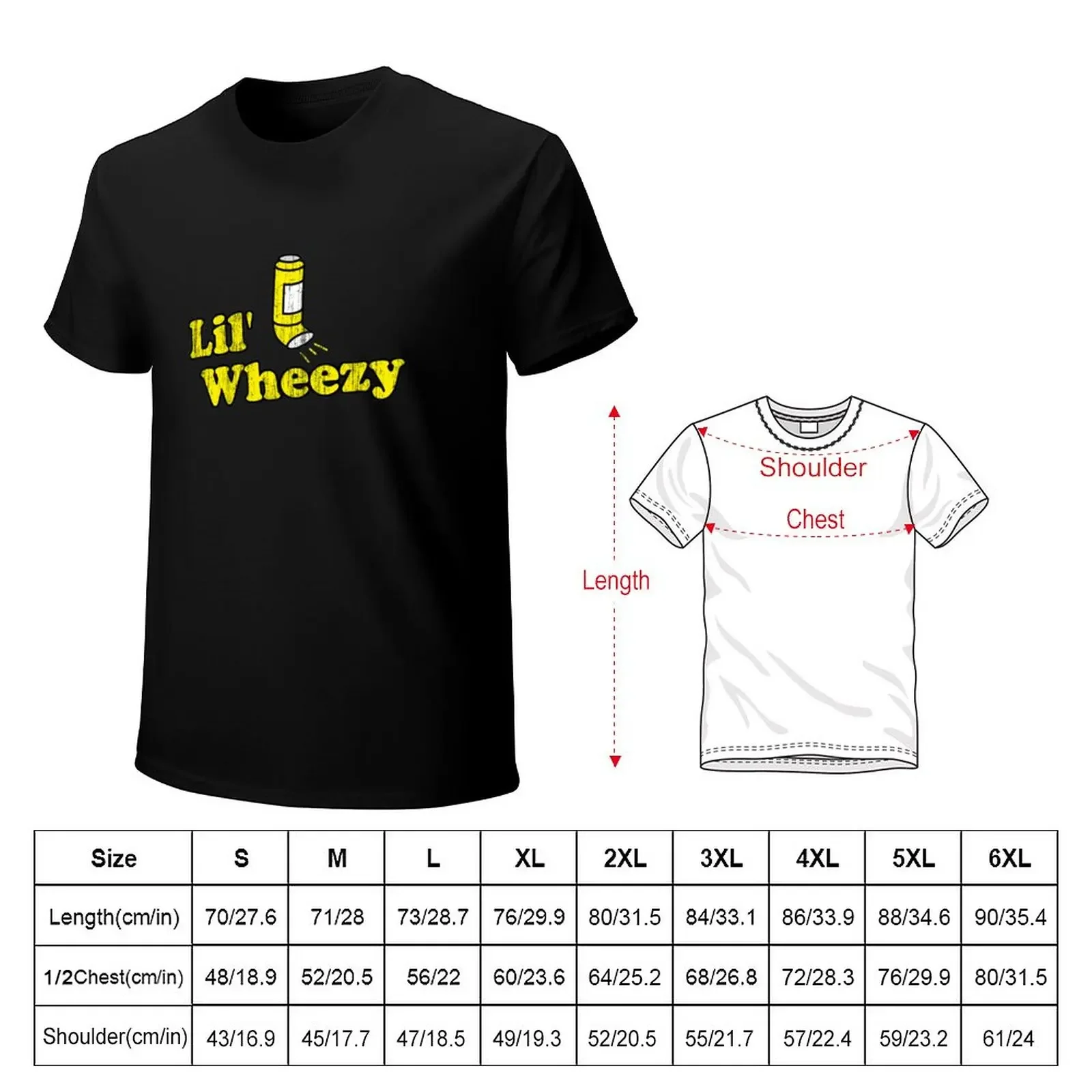 Lil' Wheezy Asthma T-Shirt animal prinfor boys summer top tshirts for men