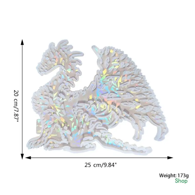 Dropship Silicone Wall Decoration Molds DIY Craft Moulds Resin Casting Moulds Dragon Shaped Perfect for Living Rooms and
