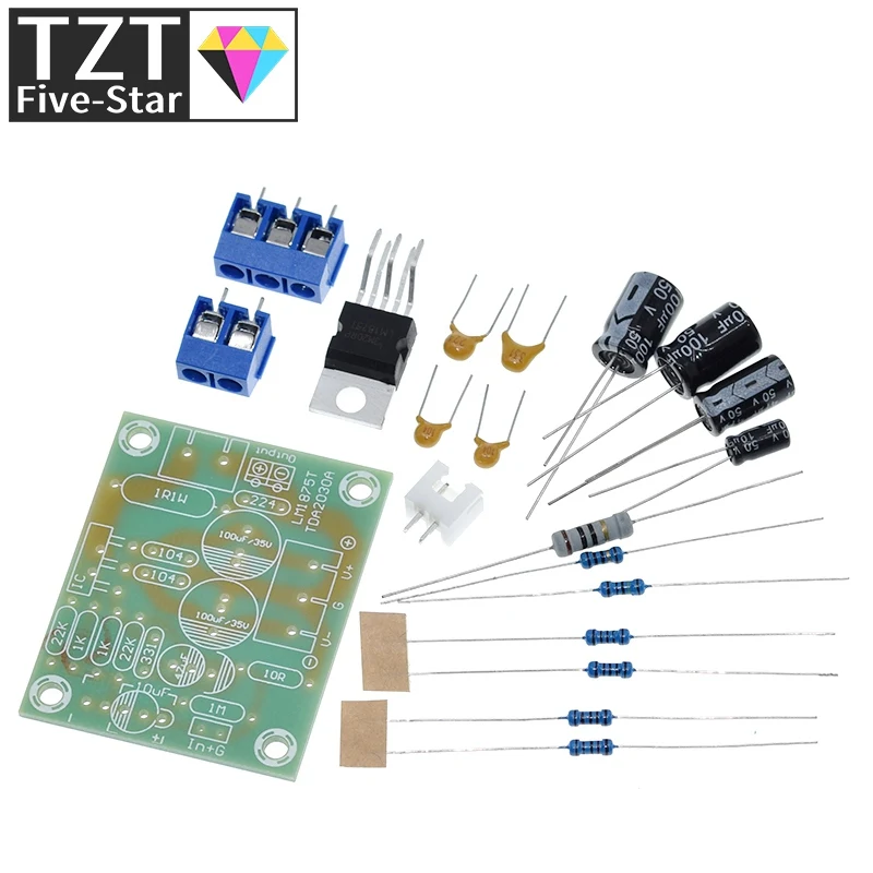 LM1875T mono boom level power 30W amplifier board speaker power amplifier PCB production DIY kit LM1875