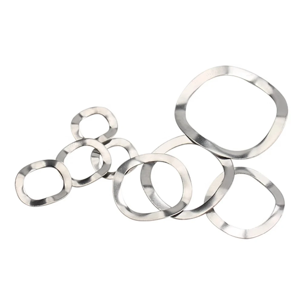 65# Manganese Steel M3 M4 M5 M6 M8 M10 M12 M14 M16 M19 M21 M24 M27-M118 Wave Washer 3/5/6/7 Wave Crest Type Gasket Spring Washer