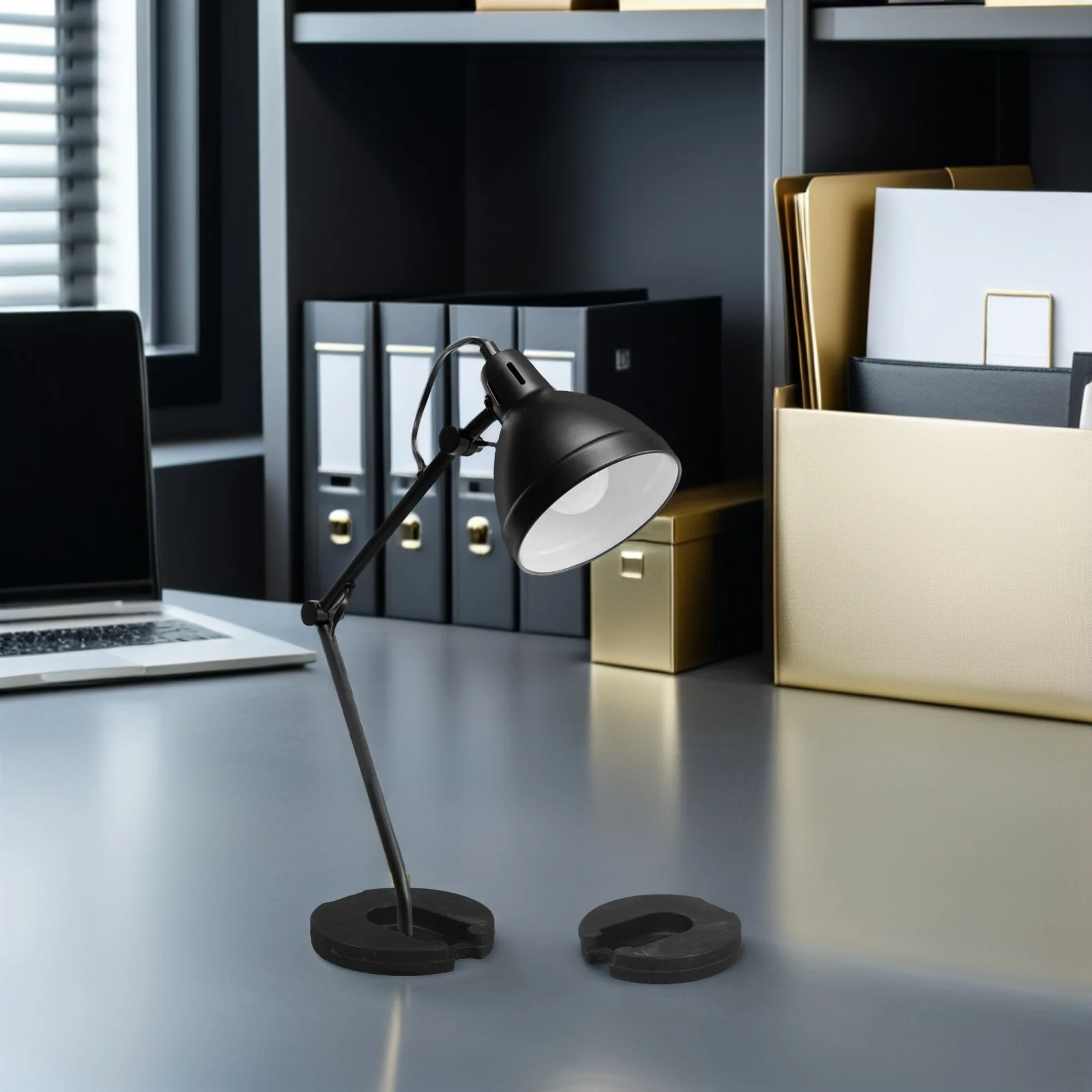 2Pcs Reinforced Floor Lamp Base 9Cm Weighted Metal Stand for Enhanced Stability Replacement Part for Standing Lamps Secure Fit