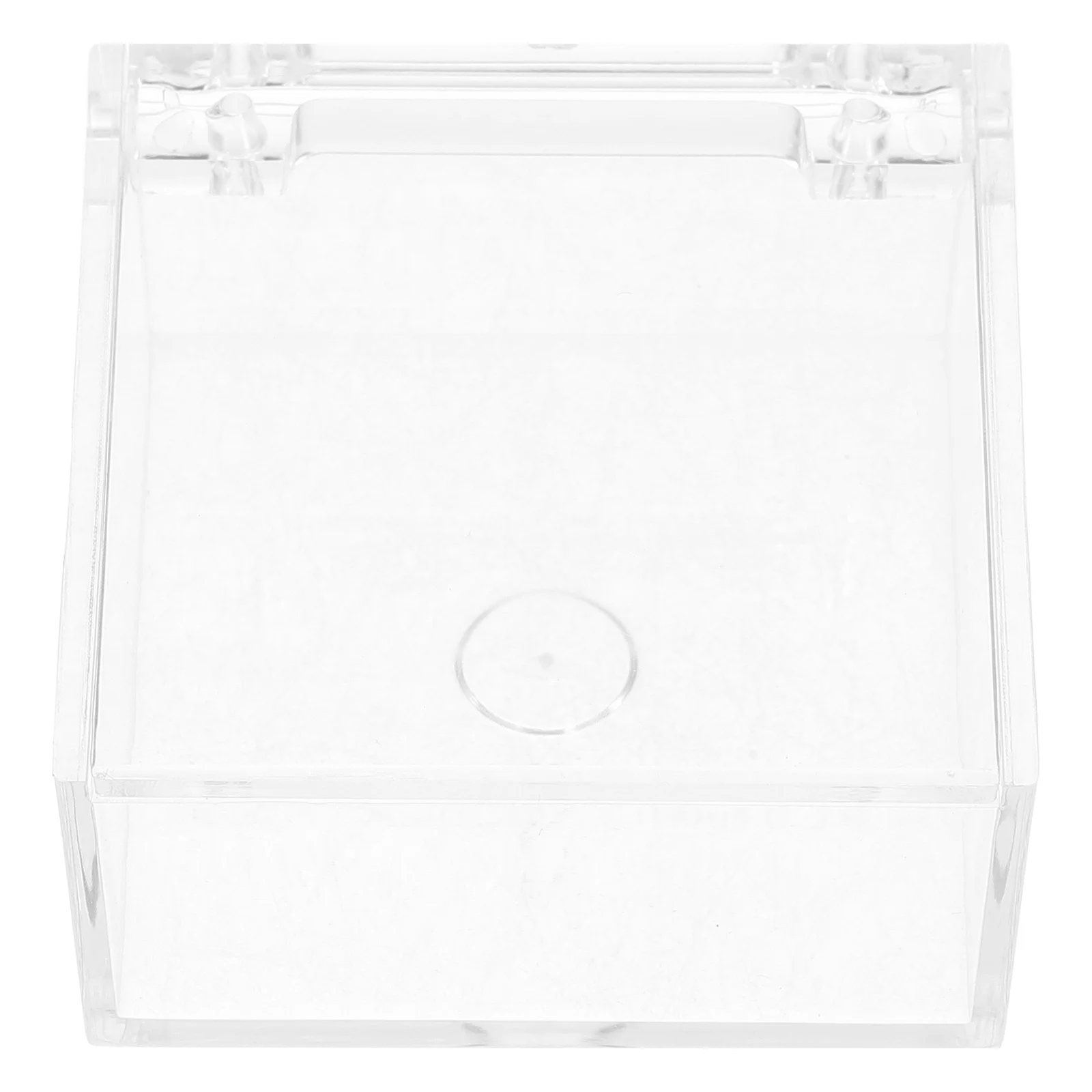 

1 шт. акриловый прозрачный органайзер-куб для хранения ювелирных изделий, коллекционных предметов, миниатюр, образцов и мелких предметов, настольный органайзер