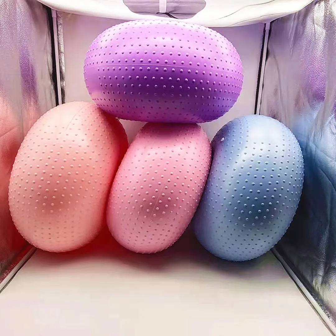 New Yoga Ball Donuts Thickened Large Yoga Apple Ball Fitness Home Spot