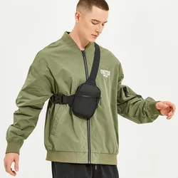 Wasserdichte Oxford leichte Street Trends kleine Handy tasche für junge Männer, Sport Hüft tasche, vertikale Brust Herren Umhängetasche