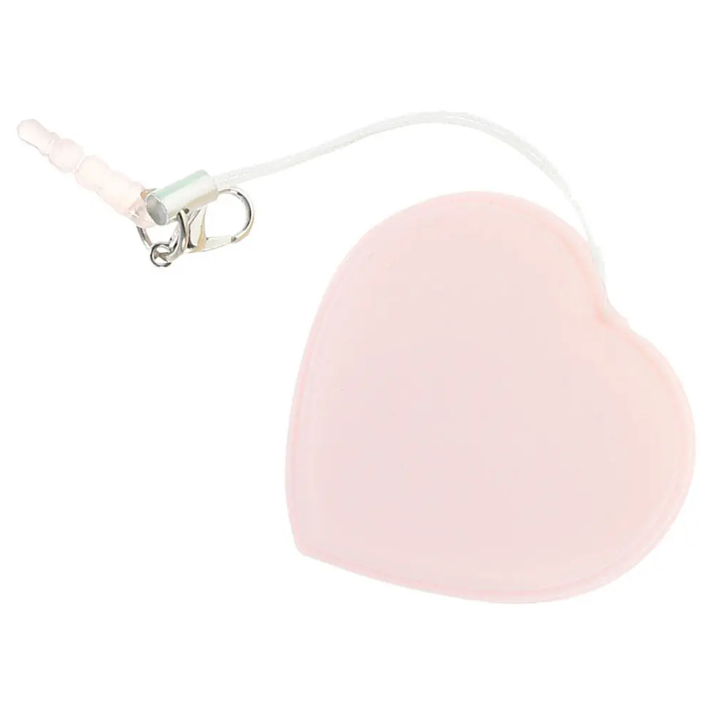 Heart Shaped Macaron Screen Wipe Portable Silicone PP Cleaner Rope Hanging Eyeglass Lens Cleaner Mobile Phone Tablet Screen