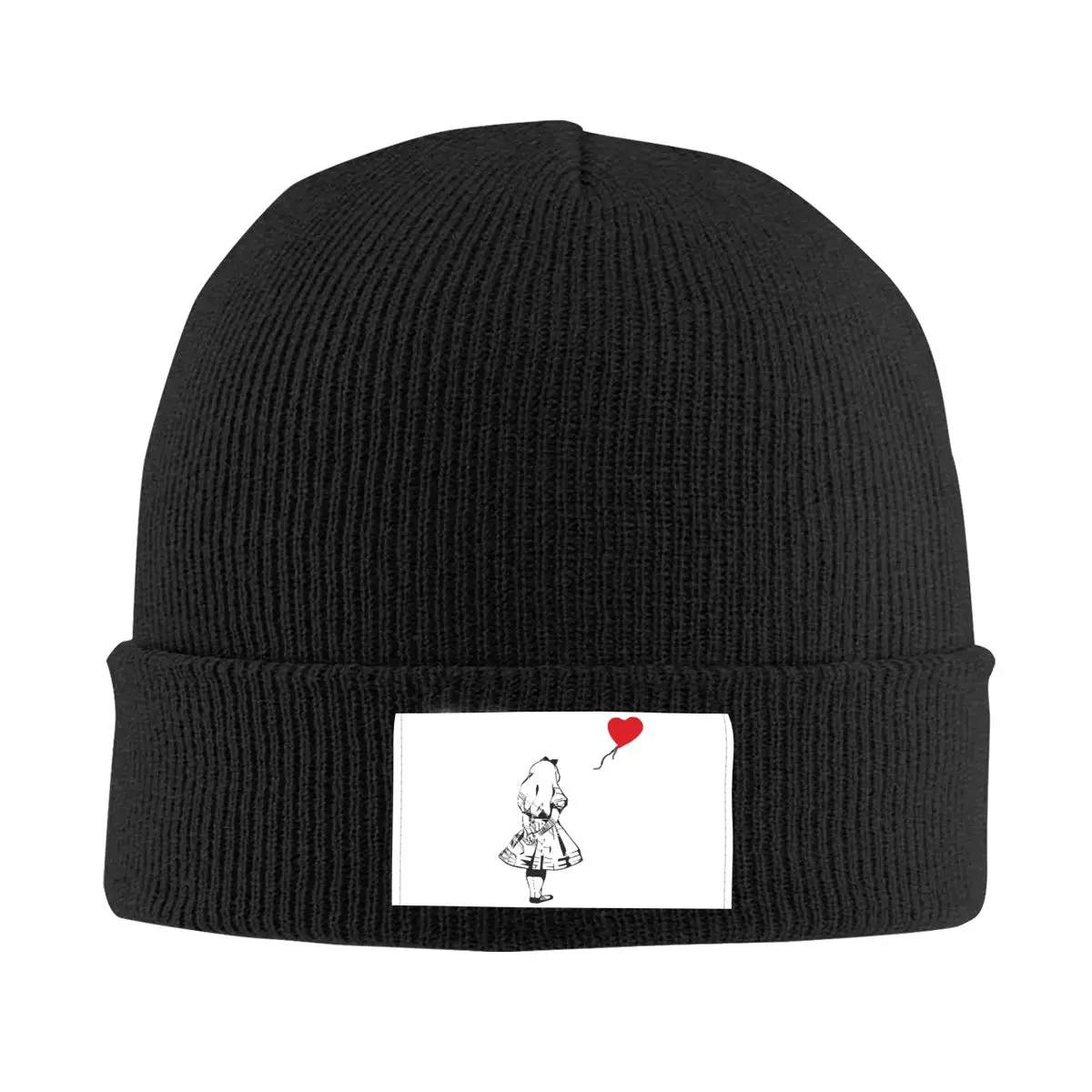 

Alice Banksy,Banksy In Wonderland Knit Hat Cap Knitted Beanie Hat Beanies Cap Unisex Hipster