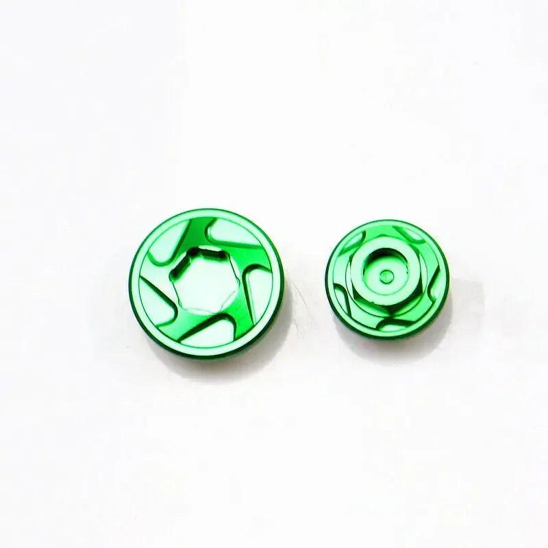 

CNC Engine Oil Plugs Green Screw Bolts For Kawasaki KX250 450 11-16 KLX450 08-15