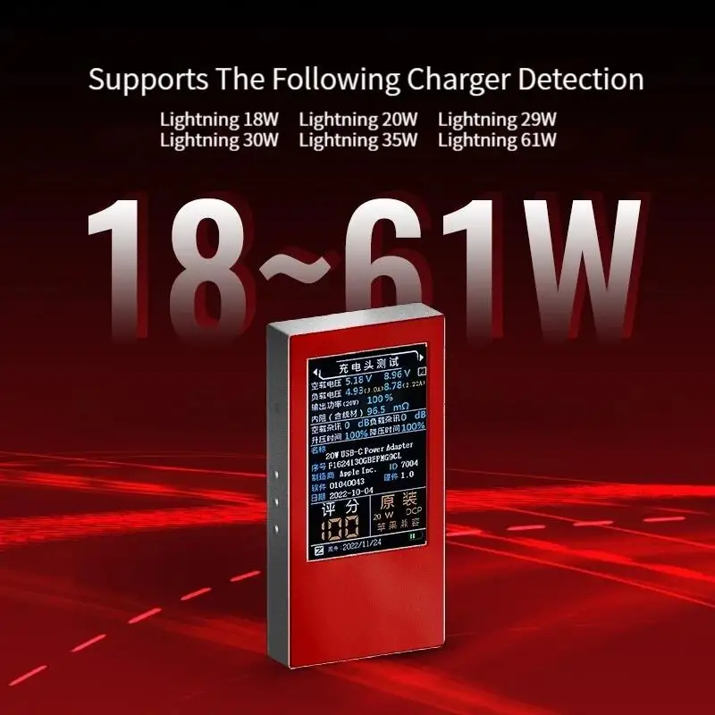 Imagem -02 - Power-z pd Charger Tester para Iphone Tensão Atual Detecção Head Network Ferramenta de Teste Atual pd Charger