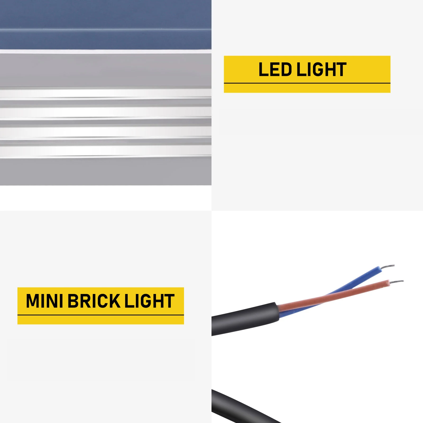 

LED Mini Brick Light 3W Warm White 110x45xH55mm Recessed Step Lights Stainless Steel Garden Solar Outdoor Lighting IP Rated