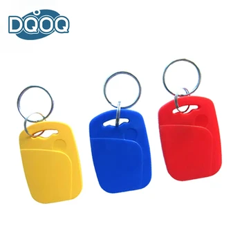 5 adet IC + ID UID Yeniden Yazılabilir Kompozit Anahtar Etiketleri Anahtarlık Çift Çip Frekansı RFID 125KHZ T5577 EM4305 + 13.56MHZ Değiştirilebilir Yazılabilir