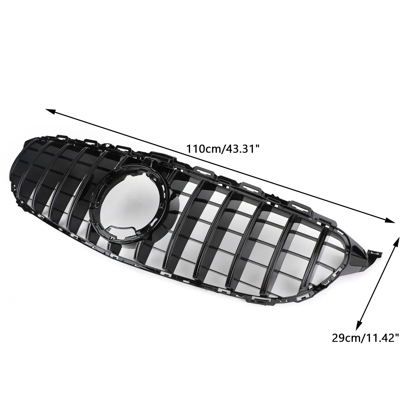 Artudatech GTR Style Grill Grille W/Camera fit Mercedes-Benz W205 C205 A205 2019-2021