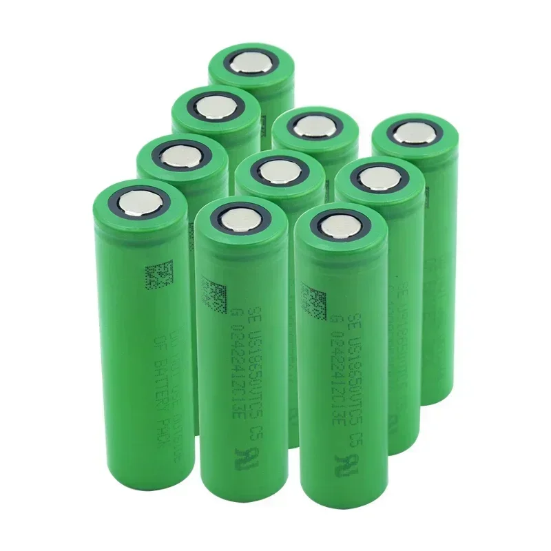 100%.Original.rechargeabie.VTC5.3.7V.2500mAh.Li-ion.battery.18650 para Sony.US18650.VTC5.30A Juguetes Linterna. Herramientas.