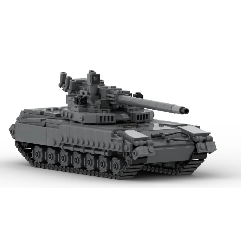 525PCS MOC Military Serie 490A Engineering Bontar Tank Modell Montage Bausteine Spielzeug kinder Geburtstag Geschenk