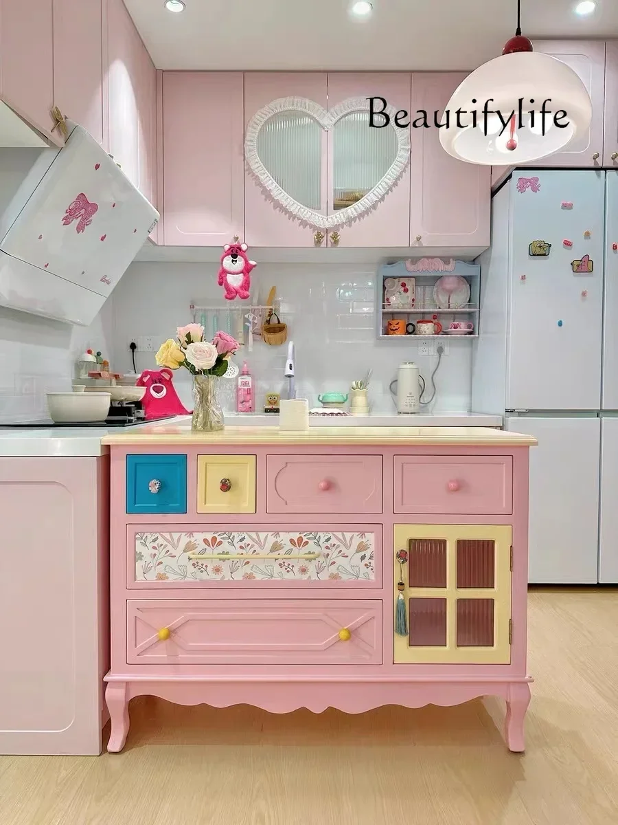 

mobili per il soggiorno Painted solid wood dining side cabinet, living room entry porch cabinet, locker