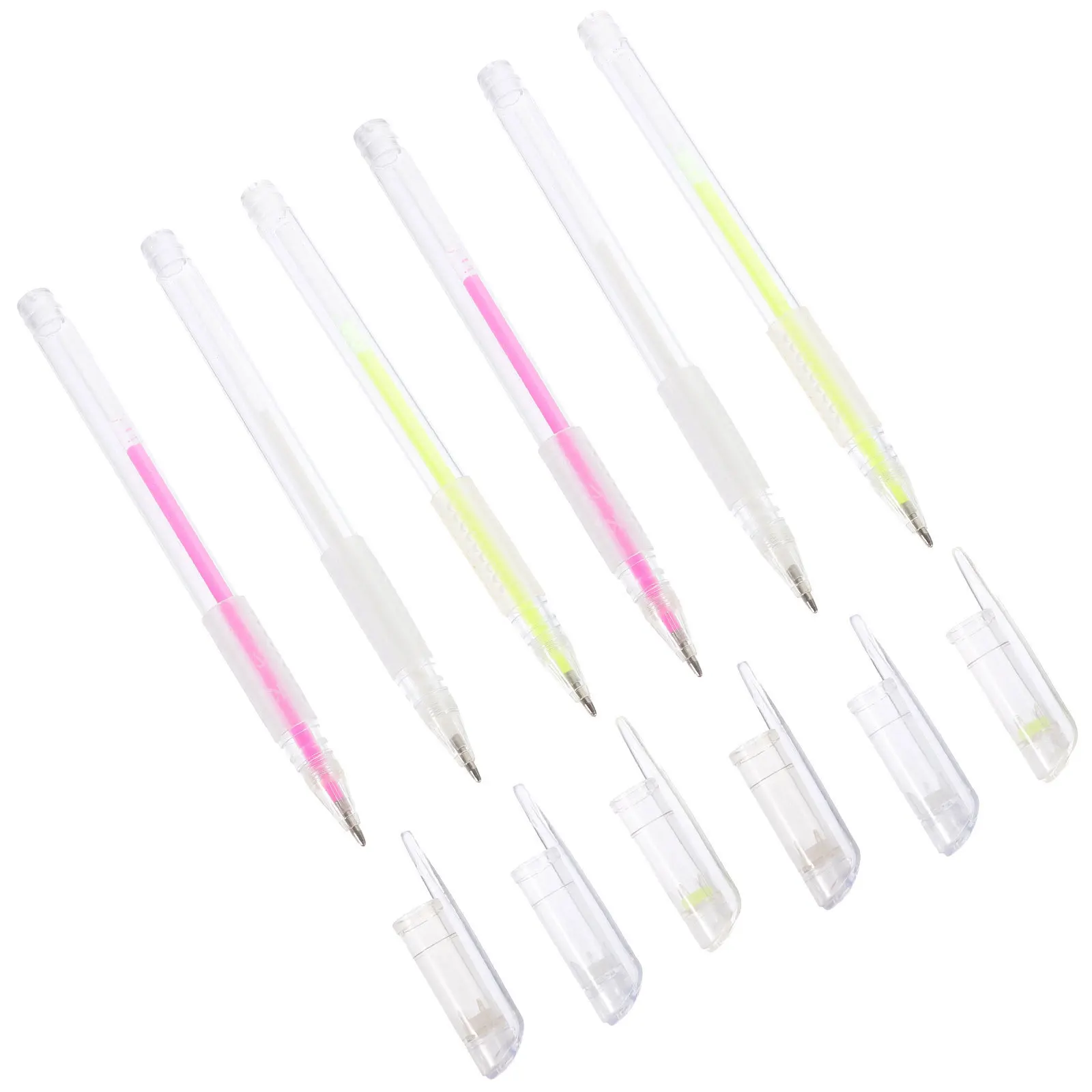 

6Pcs Skin Marking Pen Long-Lasting Non-Smudge Waterproof for Eyebrow Mapping Surgery Positioning Brow Marker Portable Precision