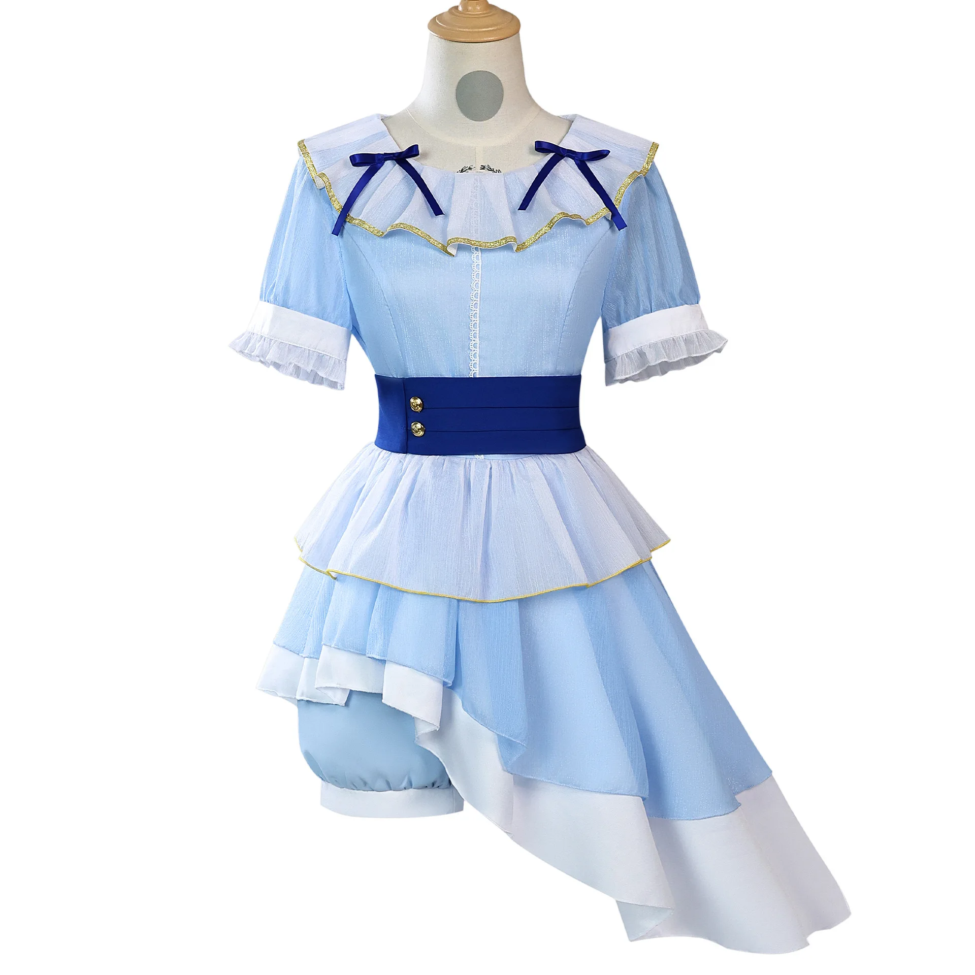 أزياء Lovelive Water Group التأثيرية Aqours Shizuoka للذكرى الـ 100 لزي أداء مجموعة المياه التأثيري