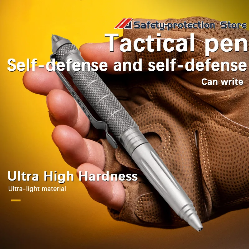 Multi-Function Tactical Pen Quality Steel Non-Slip Portable Self-Defense Aluminum Glass Breaker Survival Tool Writable