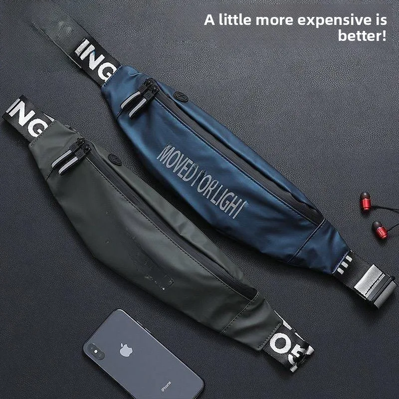 

Высококачественная спортивная поясная сумка унисекс для бега и велоспорта, невидимая водонепроницаемая сумка через плечо для мобильного телефона с эластичным ремнем, большая вместимость.