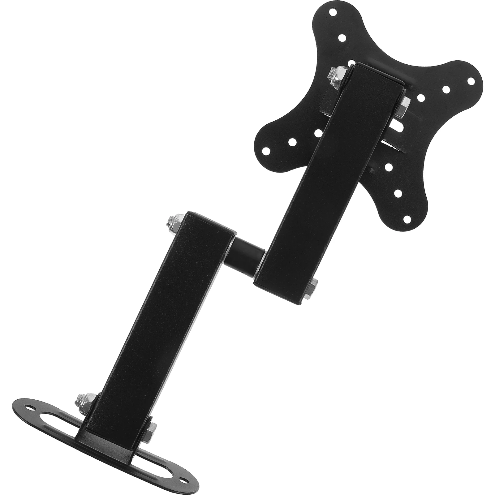 

Monitor Stand Wall Mount Adjustable Bracket for 14-24 Inch Screens Sturdy Floating Desk Space Saving -Compatible
