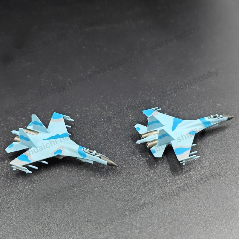 2 uds 1/700 1/400 1/350 escala Su-35 de colores avión de combate pesado multiusos modelo DIY resina avión de batalla piezas de decoración de avión