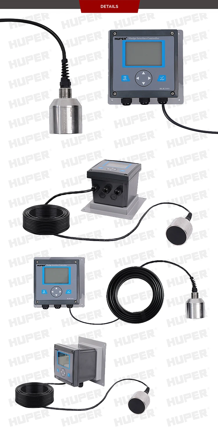 /PTFE+SS304 Sludge Level Sensor Sensor Water Level 10m Liquid Level Sensor Optical  OEM Ultrasonic